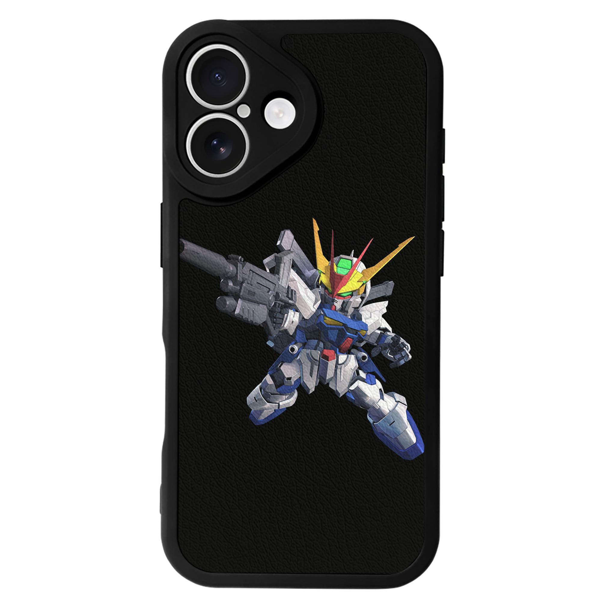 （画像用） 機動戦士ガンダム Mobile Suit Gundam 【iPhone 16シリーズ対応】シリコンスマホケース（レザー調） 材質：シリコン
